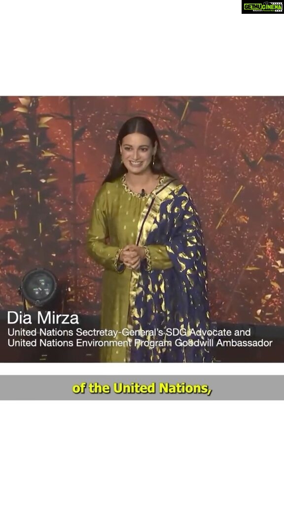 Dia Mirza Instagram - In 2015, 193 world leaders signed up to work together to achieve the Sustainable Development Goals (SDGs) and improve the quality of life for all 8 billion citizens by 2030. Seven years on, while attending the Seven years later, at The SDG Summit during the UN General Assembly, it was important for all to acknowledge that while we are at the halfway mark of the SDGs, we are down at Halftime with only 15% of the Goals on track. The good news however is that we have the intentionality, the tools and the knowledge to win this race against time and secure a life of equity and dignity for all on a healthy planet 🌏 What we need now is to regroup, re-energize, recommit and #ImagineWinning to achieve all the Goals in full and in time 💚🦋🕊️ #GlobalGoals #SDGs #MondayMotivation #UNGA78 #ForNature #ForPeopleForPlanet @theglobalgoals @unitednations @uninindia @unep @sdgaction @unsdgadvocates