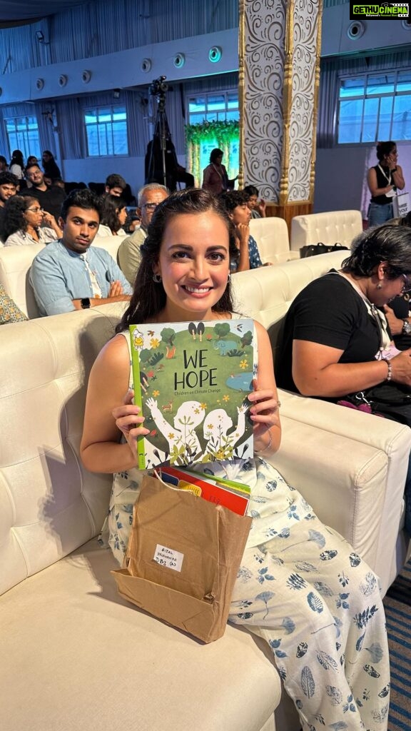 Dia Mirza Instagram - Thank you @naturein_focus for the most inspiring evening! It was an absolute pleasure delivering a key note speech on what inspires me to keep nature in focus 🌏💚🌳🐯🦋🌻 The photography exhibition was awe inspiring! The young winners made my heart dance with joy. Thank you for giving space to all the sustainable brands at the flea market. Thank you @varma.rohit @kalyanvarma @radharangarajan 🐯🐯 It was so good seeing you again @vancegmartin @birds_of_india_ @bijalvv 🤗 Look forward to continuing our journey together to help heal our world one step, one action, one commitment at a time✨ #ClimateAction #ForNature #SDGs #ForPeopleForPlanet Song credit @ravig_official 💛