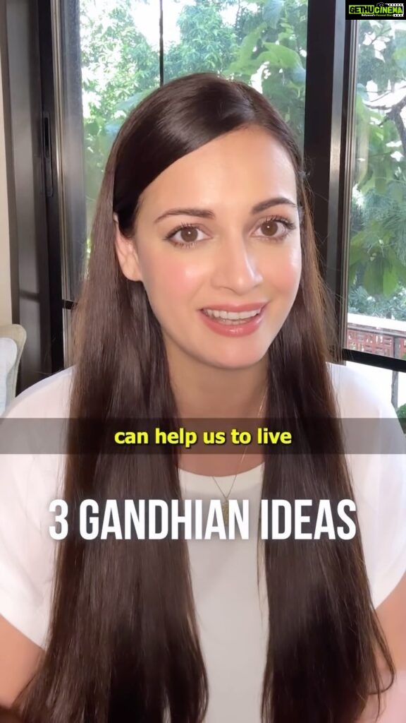 Dia Mirza Instagram - This #InternationalDayOfNonViolence sharing 3 Gandhian principles that can deeply affect our lives and shape our future 💚🦋🐯🌏🕊️ #GandhiJayanti #Peace #ForNature #SDGs #GlobalGoals #ForPeopleForPlanet @unep @unitednations @uninindia @theglobalgoals @unsdgadvocates @sdgaction Creative by @freishia