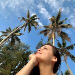 Dia Mirza Instagram - Taking a pause with my baby 🦋🕊️ @carnoustieresorts so good coming back to this haven 🤍🌳🍃🦜 #PausePlayRepeat #SunsetKeDivane #SelfLove #BreatheAndWitness Carnoustie Ayurveda & Wellness Resort
