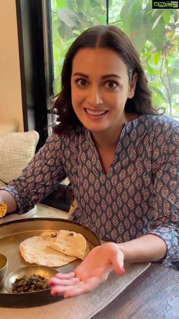 Dia Mirza Instagram - This week the world broke the daily temperature record. This affects us. Each and everyone of us. Every individual can #ActOnClimate. One of the ways to make a difference at an individual level is to eat seasonal and local fruits and vegetables. Practice a mostly #PlantBasedDiet to act on climate 🍃🌏🕊️ Join the movement to help achieve the #GlobalGoals 🙌🏼 Every one of us can #ActNow to help create a better & more sustainable future. In India we have always known and understood the benefits of plant based meals. Give me dal, chawal, sabzi and I am happiest! What is your favourite home cooked food? You can record your actions here and join the global movement to achieve the #SDGs - https://actnow.aworld.org/ #ForPeopleForPlanet #ForNature #Act4SDGs