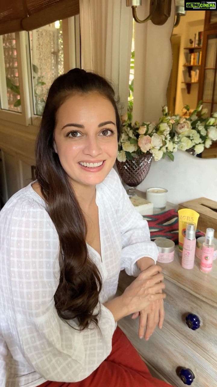 Dia Mirza Instagram - Whether an outdoor shoot or a vacation, my all-time favourite @lotus_organicsplus products always accompany me.πβ¨ These products are made with 100% organic actives and 99% natural that keep my skin glowing & radiant π (if I may say so myself) Itβs not just skincare; itβs a lifestyle that celebrates the beauty of organic living. πΈ Visit their website now and complete your organic skincare essentials today! Link in bio ππΌ #LiveOrganic #Organic #OrganicLifestyle #OrgangicLife #Organics #LotusOrganics