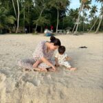 Dia Mirza Instagram - Taking a pause with my baby 🦋🕊️ @carnoustieresorts so good coming back to this haven 🤍🌳🍃🦜 #PausePlayRepeat #SunsetKeDivane #SelfLove #BreatheAndWitness Carnoustie Ayurveda & Wellness Resort