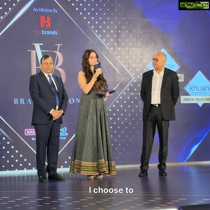 Dia Mirza Instagram - βStrength does not come from physical capacity it comes from an indomitable will. β - Mahatma Gandhi And the will to keep making a difference offers incredible courage to keep pushing for change ππ―π A big thank you to my @beco.india @shumeetoys @greendigoretail @letsallter @exceedentertainment @miss_butterfingers @pallavi_barman @shruti8711 for furthering my purpose. Thank you @nexbrands.inc for the award - Greenpreneur of the Year ππ» Outfit @jjv.kapurthala @jjvalaya Jewellery @amarisbyprernarajpal Styled by @theiatekchandaney Hair by @tejisinghofficial Make up by me π Photos by @dhruv_dixit_serenity #brandvisionsummit #brandvisionsummit2023 #extraordinaire #nexbrandsinc #NexBrands #VocalForLocal #SustainableLiving #MadeInIndia #HandcraftedInIndia