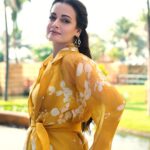 Dia Mirza Instagram - “क़दमों में तेरे जहान हैं” 💓🏍️🦋 Thank you for giving #DhakDhak your love and support 🙏🏻 #DhakDhakInCinemas Outfit Courtesy - @pallavisingh_arcvsh Jewellery Courtesy -@isharya Styled by @theiatekchandaney MUH @shraddhamishra8 Photos by @dhruv_dixit_serenity Managed by @shruti8711 @exceedentertainment JW Marriott Mumbai Juhu