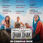 Dia Mirza Instagram - “Chal chalein udde hawaon ke sang saathiya” - #DhakDhak Thank YOU for the love and support 💓🏍️⛰️🦋 Book your tickets from link in Bio 👆🏼 #RatnaPathakShah @fatimasanashaikh @sanjanasanghi96 @taapsee #KevinVaz @ajit_andhare @pranjalnk @aayush_blm @dudeja_sahaab @parijat_joshi @Viacom18Studios #OutsidersFilms @blmpictures @zeemusiccompany