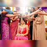 Digangana Suryavanshi Instagram - The birthday ritual❤️ #26 #princesse Makeup: @shapeyourface_withyj Hair: @makeoverbysejalthakkar Outfit: @kamli_fashion #diganganasuryavanshi