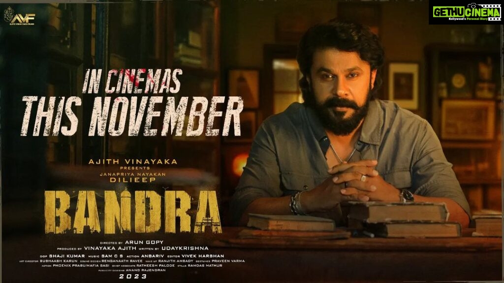 Dileep Instagram - #Bandra From this November 🙏 @bandra_movie