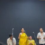 Dipannita Sharma Instagram - A mesmerising musical evening . So glad I could make it for this unmissable event called #yayavar … please swipe left to discover some amazingly remarkable talents. Couldn’t believe this was their first show ! @kavipandit you are exceptional ( & thank you for making me a part of your very first show ) . I wish you many many more . All the success & all the happiness . What a team , each one of them unique , fabulous . Here’s to all of you … it was an evening that fed the soul . Thank you all ✨ @raginipratap @amrita.bagchi @samchandel @hi5ankit @tamalpandey Outfit : traditional Assamese #MekhelaSador mixnmatch from my wardrobe #Mumbaievening #foodforsoul