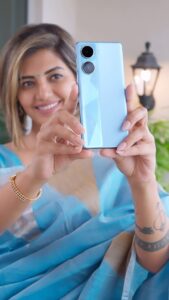 Disha Madan Instagram - Elegance with a modern twist! 💙

Presenting the vivo V29e in artistic blue, the Slimmest 3D curved display in the segment, blending seamlessly with my stunning blue saree. Stay artistic, stay empowered. 

#vivoV29e #TheMasterpiece #DelightEveryMoment #TheDesignMasterpiece