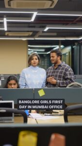Disha Madan Instagram - 2 minute ka sukh 😬 . #banaglore #office #relatable #justneelthings