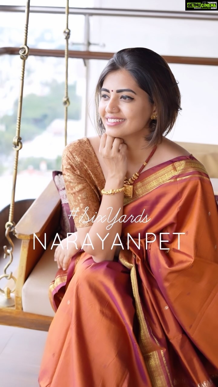 Disha Madan Instagram - #SixYards Ganesha Habba Special ♥️ Such rich history attached to the Narayanpet Saree, truly a treasure ✨