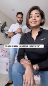Disha Madan Instagram - #Dance101 X HUSBAND ✨ (Episode 03) Saw this fun choreo recently and HAD TO TRY IT ON THE HUBS. Comment and tell us what we should try next. 😂