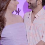 Disha Parmar Instagram – A cute sneak peek from #DisHul baby shower party which was such a special night for us 💖🤰👶👶 thanks @meghaisrani @loveandmemories_5 this beautiful capture and @shivaniparikh06 @gaurav_richboyz for the lovely arrangement at @allsaintsofficial_