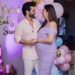 Disha Parmar Instagram – Couldn’t have asked for a better night! 🌸🦋
Celebrating our 👶🏻 with just the close friends & Family and having the best time.

Thankyouuu soo much @shivaniparikh06 & @gaurav_richboyz for throwing this Baby shower & making the mamma & baby very Happy! ♥️

And @meghaisrani for capturing our milestones in life ever so beautifully 🫶🏻

Our baby is lucky to have soo many people already loving him or her! 🥹💜 
@rahulvaidyarkv

Event Decor & Managed by @scribbleandpop_events 🩷 All Saints Mumbai