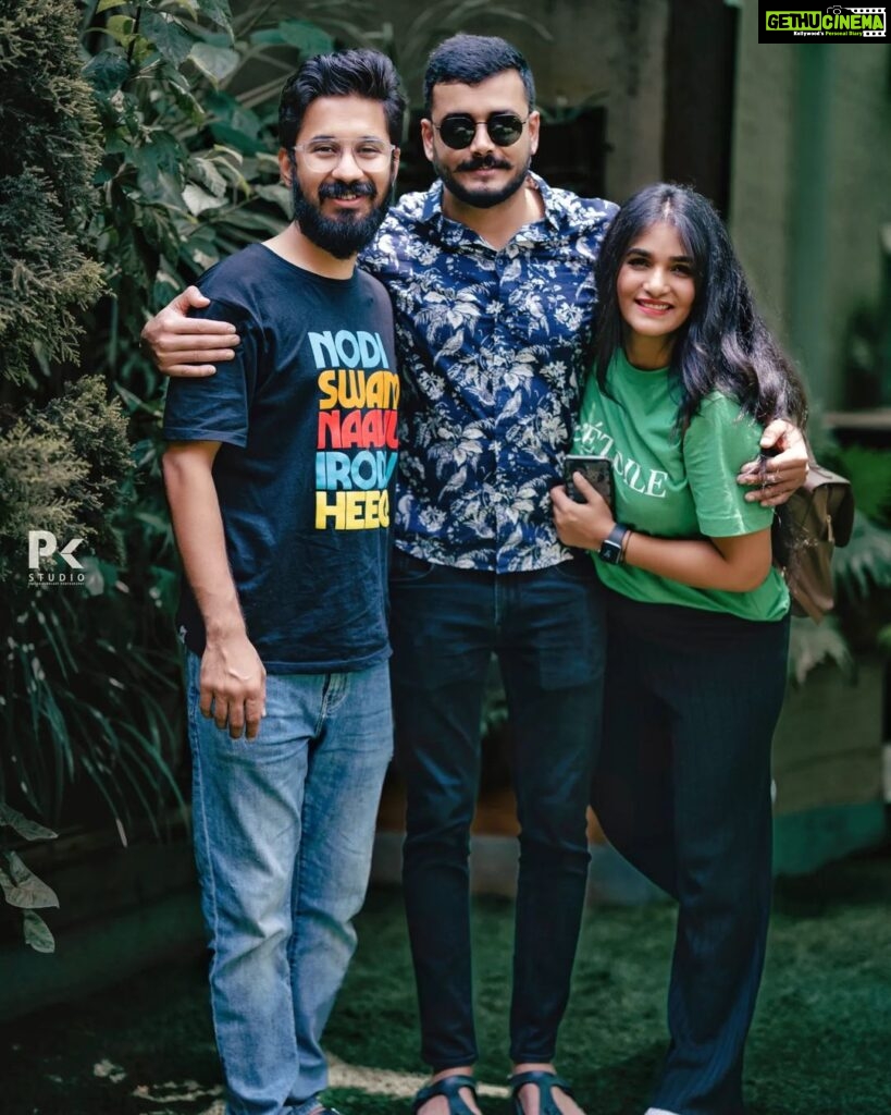 Divya Uruduga Instagram - Something special cooking up....can't wait for all of u to see it.. Such lovely people both of you ...!@aravind_kp n @divya_uruduga...♥♥♥♥much love Namma Bengaluru- ನಮ್ಮ ಬೆಂಗಳೂರು