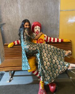 Divyansha Kaushik Instagram - Me and my boo🍟