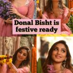 Donal Bisht Instagram – Donal Bisht is in the festive mood and ready to tune into Diwali and Navaratri 🪔✨
.
.
.
#donalbisht #festiveshoot #festiveready#ethnicwear #ethnicinspo #fashioninspo #celeb #tvceleb #actorslife #diwali #navaratri #khalasi #cokestudio #fashionreel #suit #prettyinpink #actress #bombaytimes #delhitimes #explore #fyp #reels