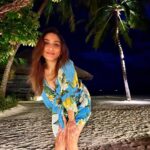 Donal Bisht Instagram - Night sky, stars & dreams 💫 . . . . . . . . . . . . . . . . . . . . . . . . . . @shopverb . #girl #wonderland #diva #hot #explore #donalbisht #elegence #instagood #instamood #goodvibes #happy #location #pictureoftheday #best #beautiful #dress #love #vacay #instagram #instamood #instalike #blessed #actor #lifestyle #beauty #glam #beautiful #looks #maldives #morning
