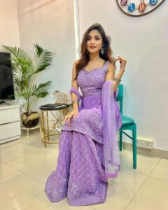 Donal Bisht Instagram - 🌸🙏🏻 . . . . . . . . . . . . . . . . . . . . . . . . . . . @rajgharana.rg @littlepuffsofhappiness @styleitupwithraavi . . #girl #ganpatibappamorya #diva #prayer #explore #donalbisht #elegence #instagood #instamood #goodvibes #happy #location #pictureoftheday #best #beautiful #dress #love #ganpati #instagram #instamood #instalike #blessed #actor #ganeshchaturthi #lifestyle #beauty #glam #beautiful #looks #photoshoot #morning