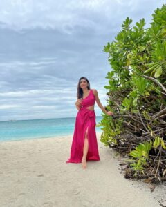 Donal Bisht Instagram - Butterfly in ocean !! . . . . . . . . . . . . . . . . . . . . . . . . . . . @littlepuffsofhappiness @thecraftedcandy @gunusahni . #girl #sea #travel #diva #hot #explore #donalbisht #elegence #instagood #instamood #goodvibes #happy #location #pictureoftheday #best #beautiful #dress #love #pink #instagram #instamood #instalike #blessed #actor #beach #lifestyle #vacay #glam #beautiful #looks #maldives #morning Maldives