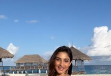 Donal Bisht Instagram - & I’m feelin goodddd… !! 🫶❤️ . . . . . . . . . . . . . . . . . . . . . . . . . . . #girl #sea #travel #diva #hot #explore #donalbisht #elegence #instagood #instamood #goodvibes #happy #location #pictureoftheday #best #beautiful #dress #love #pink #instagram #instamood #instalike #blessed #actor #beach #lifestyle #vacay #glam #beautiful #looks #maldives #morning