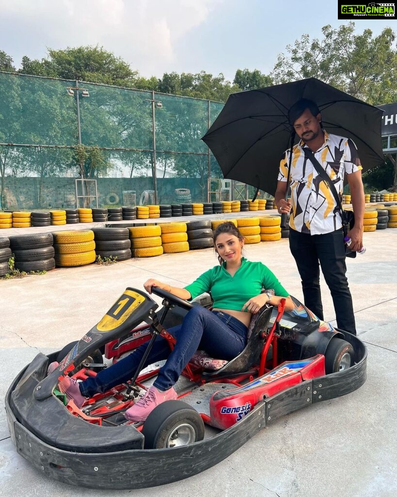 Donal Bisht Instagram - Let’s #gokart 😃 #bts #southfilm #telugu #waitforit . . . . . . . . . . . . . . . . . . . . . . . . . . #girl #shoot #diva #explore #donalbisht #elegence #instagood #instamood #goodvibes #happy #location #pictureoftheday #best #beautiful #dress #love #fun #instagram #instamood #instalike #blessed #actor #lifestyle #glam #beautiful #looks #morning #location Hyderabad