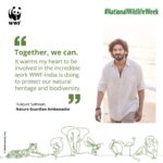 Dulquer Salmaan Instagram – WWF-India Nature Guardian Ambassador Dulquer Salmaan is joining our #NationalWildlifeWeek celebrations with a heartfelt message. We chatted with the actor to get a glimpse of his wildlife #adventures and wish-list. Swipe to know which #animal he would love to voice in a #movie.

#DulquerSalmaan #wildlife #actor #wwfindia #wwf