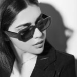 Eisha Singh Instagram - In a world of shadows and mystery 🖤 . . . Shot for @perfectwomanmagazineofficial Shot by @photographybyafn Styled by @aesana0710 Makeup by @nikkiishahofficial Hairstyling by @abidansanri Outfit courtesy @athenalifestyle.in Sunglasses @arnette Jewellery courtesy @latin.quarters Footwear courtesy @bagatt.in @prpundit Location courtesy @novotelmumbaiairport Artist Management @oceanmediapr