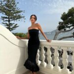 Esha Gupta Instagram - Summer weddings Dress @victoria.coleccion @vickymartinberrocal Jewels @joyassardinero Styled by @victorblancostudio Shoes @giuseppezanotti Palma De Mallorca, Spain