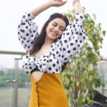 Esha Kansara Instagram - Me looking at all of you who booked their tickets in advance! ❤️🫶3 days to go for 3 ekkaaaa #25thaugust 🥰🥰🥰 . Styled by @styleitwithniki Dress- @meeamifashion Earings- @one_nought_one_one Photography- @devanshdigitalphotography