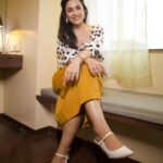 Esha Kansara Instagram - Me looking at all of you who booked their tickets in advance! ❤️🫶3 days to go for 3 ekkaaaa #25thaugust 🥰🥰🥰 . Styled by @styleitwithniki Dress- @meeamifashion Earings- @one_nought_one_one Photography- @devanshdigitalphotography