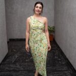 Esha Kansara Instagram - Sick & sleep deprived but still gotta look good! 🤟🌸🫶🙋🏻‍♀️ #3ekka promotions in Surat! Styled by @styleitwithniki Dress @fadorieofficial Earrings @kenayosha Photography @thedepthsoffield_