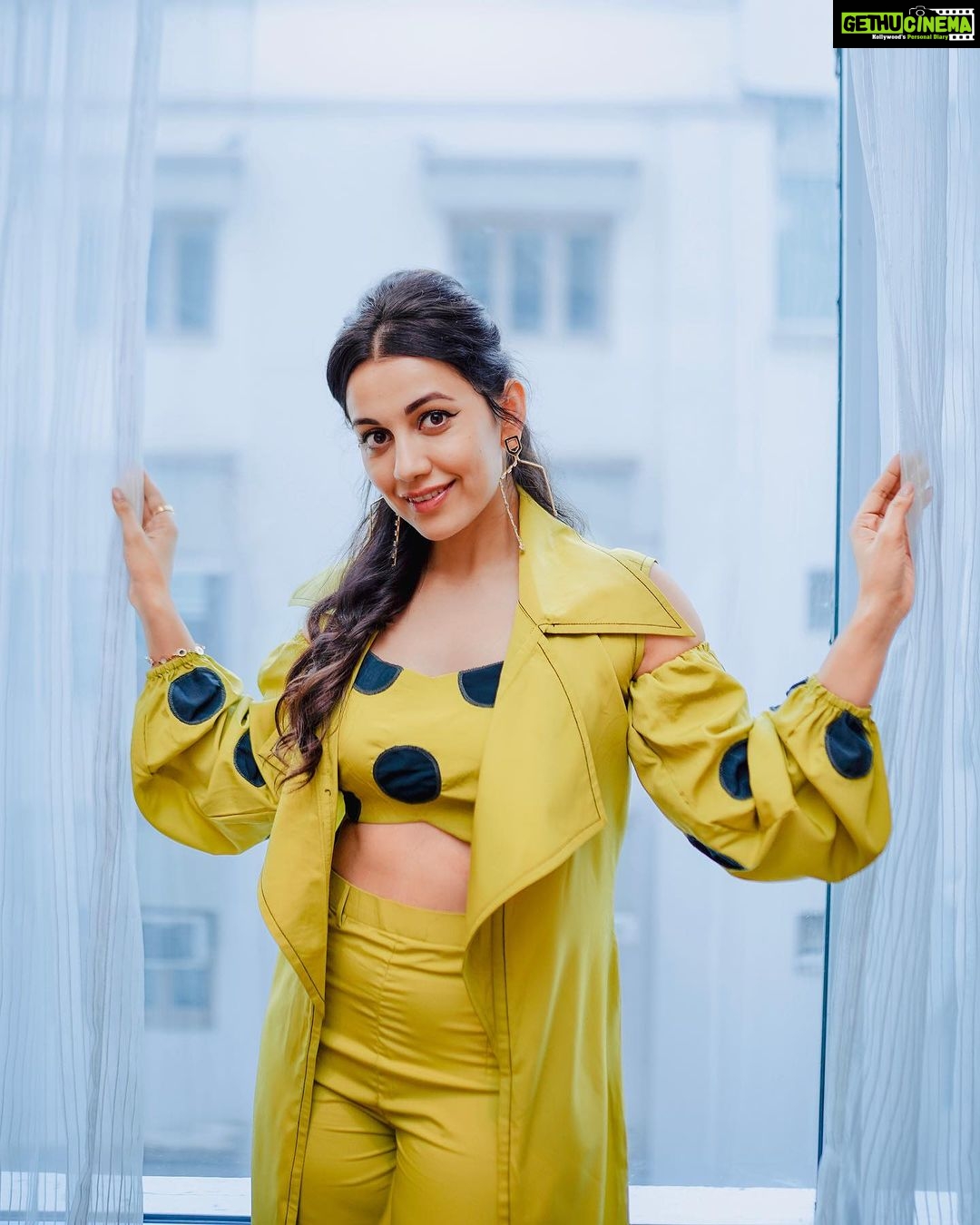 Esha Kansara Instagram - 🍀🍀🍀 Styled by - @styleitwithniki Photography - @i_m_lucky_sing__ Green coord set- @flairthestudio Jewellery-@kenayosha