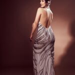 Esha Kansara Instagram - Signing off from the styling diaries for 3 ekka promotions in style! Mumbai premiere 💥 Photography @dieppj Styled by @styleitwithniki Outfit- @estrella_luxurycouture Jewellery- @equiivalence