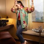 Esha Kansara Instagram - 3 ekka promotion’s hotel room stories! 🥳🥹 @styleitwithniki 🫶 Photography @devanshdigitalphotography Jacket- @capisvirleo Earings- @bitch_plz_accessories Ring and bracelet- @equiivalence