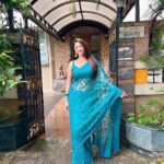 Eshanya Maheshwari Instagram - Hum Tho Ganesh Chaturthi Ke Deewane Hain 😇✨🙏 Saree by @sochstories #ganeshchaturthi #ganesha #ganpati #saree #sareelove #esshanya