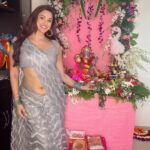 Eshanya Maheshwari Instagram - Ganesh Chaturthi 2023😇🙏✨ Not everything comes with luck some things are found in Prayers Like I have got you... BAPPA 🙏✨😇 #17thyear #ganeshchaturthi #ganpatibappamorya #ganesha