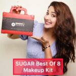 Eshanya Maheshwari Instagram - You bring the pretty, we’ll get the party! 😍 SUGAR is turning 8, so we’ve got you the ultimate beauty bestsellers with the limited-edition ‘Best of 8’ Makeup Kit. From face palettes, and eyeliners to lip balm and lipsticks, this kit has everything to rock a bold or nude makeup look. 💯 . . Click the link in bio to shop yours now! . . #SUGAR #SUGARCosmetics #TrySUGAR #BirthdayMonth #SUGARTurns8