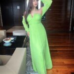 Eshanya Maheshwari Instagram - Her aura was a warm chaos ✨ Wearing- @coverstoryfsl 💚 📍- @jwmarriottpune #weekendvibes #Esshanya #Ootd #Pune #Staycation #EsshanyaMaheshwari J.W Marriott, Pune