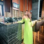 Eshanya Maheshwari Instagram - Her aura was a warm chaos ✨ Wearing- @coverstoryfsl 💚 📍- @jwmarriottpune #weekendvibes #Esshanya #Ootd #Pune #Staycation #EsshanyaMaheshwari J.W Marriott, Pune