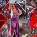 Eshanya Maheshwari Instagram - What’s My Hashtag…..? 👇🏻 #LifestlyeInfluenerOfTheYear 💜 Thank you @exhibitmagazine For This Recognition And Encouragement. Truly Grateful And What An Amazing Night ✨ Totally #TheViralNightOdTheYear 🤩😅 Outfit- @maheshwariswathi 💜 Shot by - @shubz.photo #ExhibitMagazine #InfluencEX23 #Lifestlyeinfluencer #Esshanya JW Marriott Goa