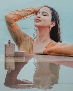 Eshanya Maheshwari Instagram - The new Porsche Satin EDP, for the women who is free, likes to be carried away and yet is always completely herself.✨ Shop now @myntra 🛍️ @beautyconcepts_india @lovebeauteluxe #beautyconcepts_india #lovebeauteluxe #porsche #collaboration