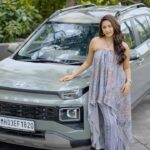 Eshanya Maheshwari Instagram - My time with the new Hyundai Exter allowed me to step into the adventurous outdoors with maximized confidence and minimal hassle. I love how this SUV has so many features and happens to be so nifty in the city! I urge all of you to experience it yourselves. @hyundaiindia #HyundaiIndia #HyundaiExter #Hyundai #Thinkoutside #IloveHyundai #Ad