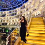 Eshanya Maheshwari Instagram - 🖤 Double trouble since day one.😉♊️ Outfit by - @maheshwariswathi 🖤 #BLD #BlackDress #Pose #Esshanya