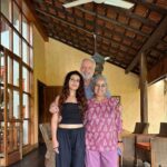 Fatima Sana Shaikh Instagram - This stay couldn’t have been more perfect. Thank you @airbnb for partnering with me. The house was stunning, it was quiet and calm. I had no idea I could be so obsessed with a pond full of fish. And more than any thing else I met people I could call friends for life. The hosts of the house, Sucheta and Hans are probably the most generous and kindest souls I have ever met. I could hear their stories about their lives for hours. I feel blessed to have met them and their family. They have welcomed us with such heart. @summertimevillagoa Goa India