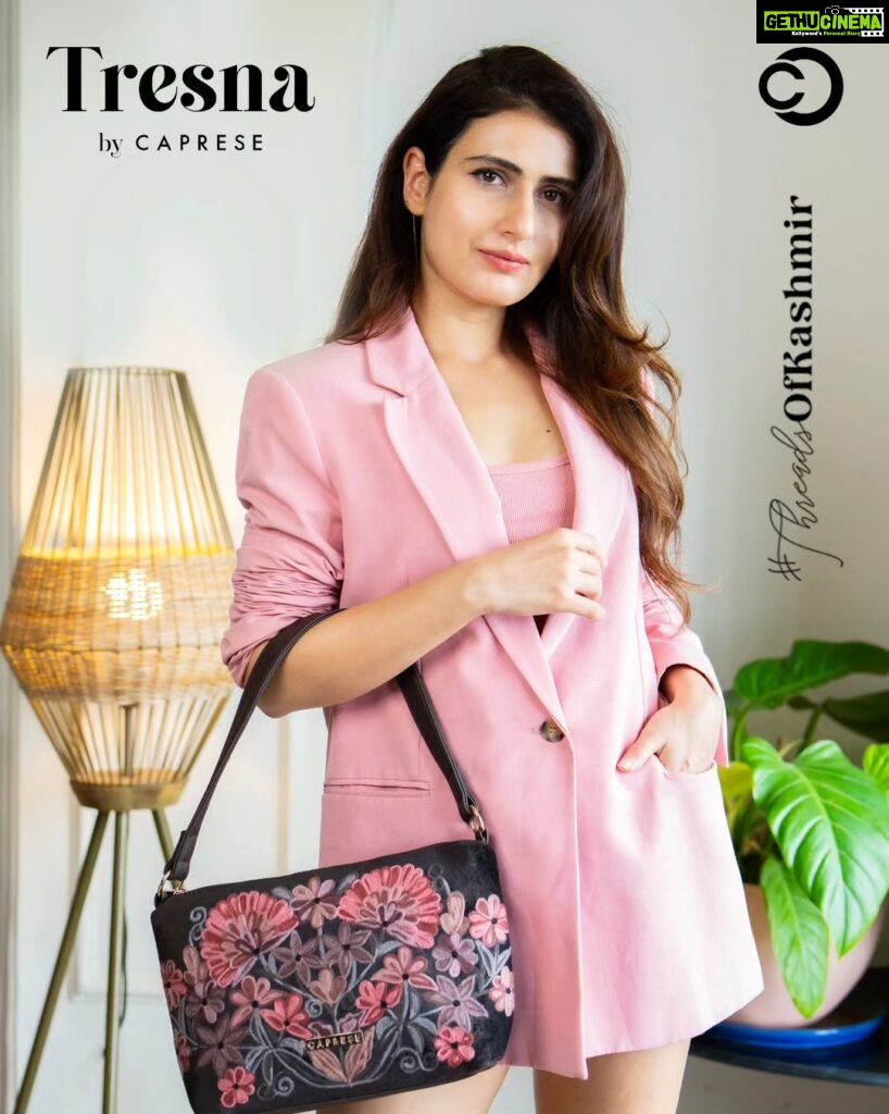Fatima Sana Shaikh Instagram - Effortless charm meets timeless style as we're thrilled to welcome the remarkable @fatimasanashaikh to the Tresna journey. Together, we unveil the power within you. From the casual bag that tells a story in every thread, to the laptop bag that empowers your every move, the Tresna Collection redefines elegance and strength. Elevate your power look with sophistication that's woven with tradition. Stay tuned for a glimpse into the world of contemporary elegance. Get the contemporary collection from Caprese Stores or VIP Lounge near you or visit our website www.capresebags.com #TresnaCollection #Tresna #fatimasanashaikh #ThreadsOfKashmir #PowerLook #CasulaLook #Caprese #CapreseGirl #CapreseBag #Handbag #KashmirCollection #KashidaEmbroidery #Kashida #Kashmir #Timeless #Collaboration