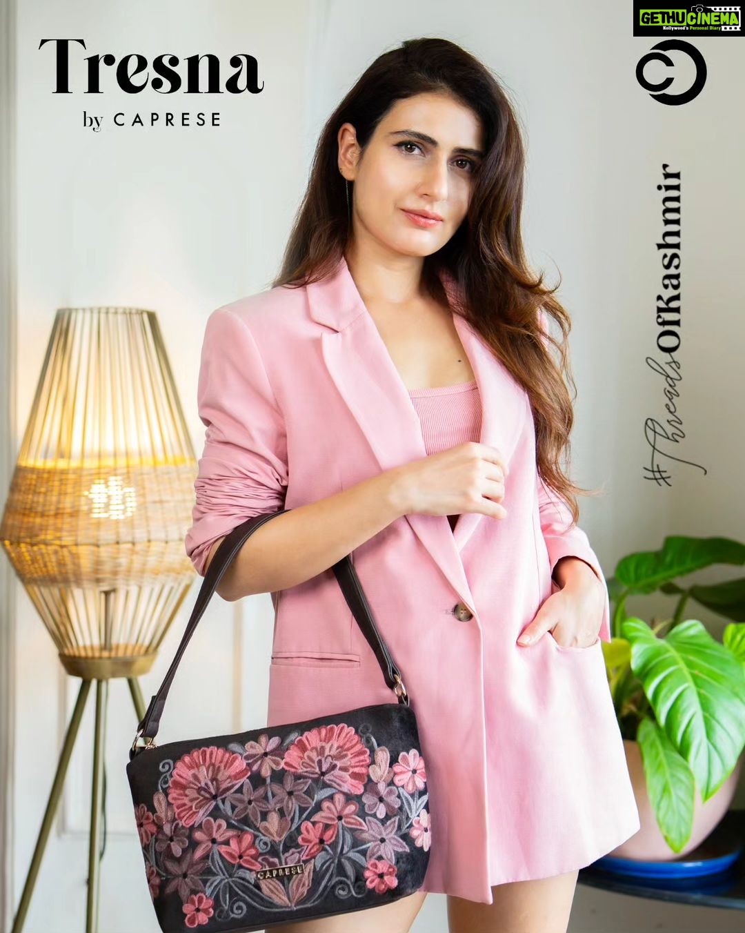 Fatima Sana Shaikh Instagram - Effortless charm meets timeless style as we're thrilled to welcome the remarkable @fatimasanashaikh to the Tresna journey. Together, we unveil the power within you. From the casual bag that tells a story in every thread, to the laptop bag that empowers your every move, the Tresna Collection redefines elegance and strength. Elevate your power look with sophistication that's woven with tradition. Stay tuned for a glimpse into the world of contemporary elegance. Get the contemporary collection from Caprese Stores or VIP Lounge near you or visit our website www.capresebags.com #TresnaCollection #Tresna #fatimasanashaikh #ThreadsOfKashmir #PowerLook #CasulaLook #Caprese #CapreseGirl #CapreseBag #Handbag #KashmirCollection #KashidaEmbroidery #Kashida #Kashmir #Timeless #Collaboration