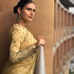Fatima Sana Shaikh Instagram - Wearing this beautiful saree by my most favourite @raw_mango 📸📸Hmu @myrra_makeup_art