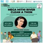 Fatima Sana Shaikh Instagram – The MITHI river is calling for immediate action. The 17.8km  long river is heavilyy polluted resulting in biodiversity loss.
Join me on 16th September, Saturday morning 7:30am with the @bhamlafoundation and @earthpoetry_india to save OUR MITHI!

The MEGA #MITHIRIVER 
#CLEANATHON is a initiative to save our ecosystem.

Let’s be there! Let’s save MITHI together!

itsrahulshewale @narwekarrahulmla @saherbhamla